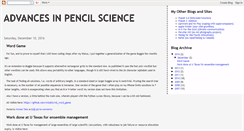 Desktop Screenshot of pencilscience.blogspot.com