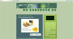 Desktop Screenshot of algebrapaternalfce.blogspot.com