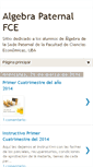 Mobile Screenshot of algebrapaternalfce.blogspot.com