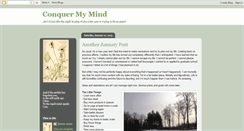 Desktop Screenshot of conquermymind.blogspot.com