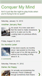 Mobile Screenshot of conquermymind.blogspot.com