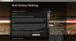 Desktop Screenshot of mattendeanrallying.blogspot.com