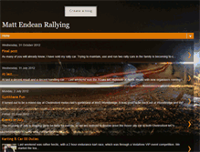 Tablet Screenshot of mattendeanrallying.blogspot.com