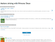 Tablet Screenshot of princessofarize.blogspot.com