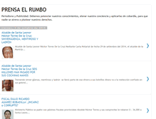 Tablet Screenshot of prensaelrumbo.blogspot.com