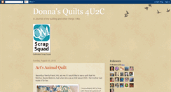 Desktop Screenshot of donnaquilts4u2c.blogspot.com