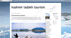 Desktop Screenshot of kashmir-ladakh-tourism.blogspot.com