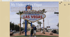 Desktop Screenshot of myvisitstolasvegas.blogspot.com