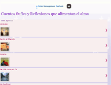 Tablet Screenshot of cuentossufies.blogspot.com