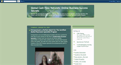 Desktop Screenshot of globalcashflownetwork.blogspot.com