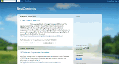 Desktop Screenshot of bestcontests.blogspot.com