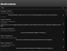 Tablet Screenshot of bestcontests.blogspot.com