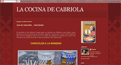 Desktop Screenshot of cabriola-marisolera.blogspot.com