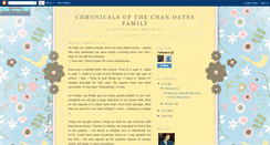 Desktop Screenshot of chronicalsofthechanoatesfamily.blogspot.com