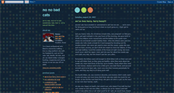 Desktop Screenshot of nonobadcats.blogspot.com