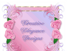 Tablet Screenshot of creativeelegancedesigns.blogspot.com