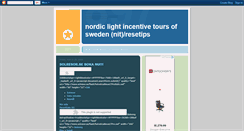 Desktop Screenshot of nordiclightresor.blogspot.com