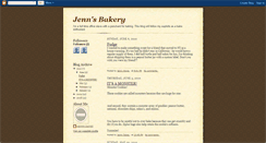 Desktop Screenshot of jennsbakery.blogspot.com