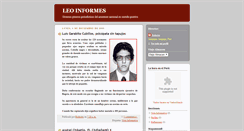 Desktop Screenshot of leoinformes.blogspot.com