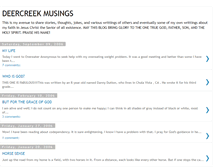 Tablet Screenshot of deercreekmuus.blogspot.com