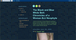 Desktop Screenshot of blackandbluewhitebelt.blogspot.com