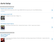 Tablet Screenshot of duniaracing.blogspot.com