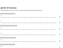 Tablet Screenshot of gentedilacassa.blogspot.com