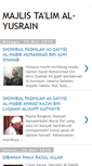 Mobile Screenshot of majlistaklimal-yusrain.blogspot.com