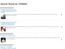 Tablet Screenshot of majlistaklimal-yusrain.blogspot.com