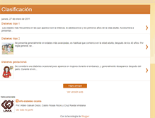 Tablet Screenshot of clasificadiabetes.blogspot.com