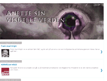 Tablet Screenshot of anettes-visuelle-verden.blogspot.com