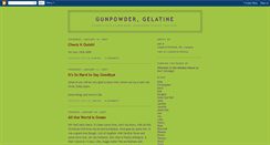 Desktop Screenshot of gunpowdergelatine.blogspot.com