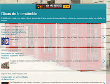 Tablet Screenshot of dicasdintercambio.blogspot.com