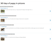 Tablet Screenshot of 365puppy.blogspot.com