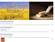 Tablet Screenshot of headwaterswritersguild.blogspot.com