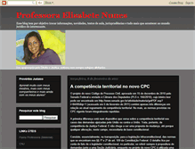 Tablet Screenshot of professoraelisabetenunes.blogspot.com