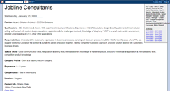 Desktop Screenshot of joblineconsultants.blogspot.com