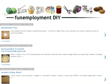 Tablet Screenshot of funemploymentdiy.blogspot.com