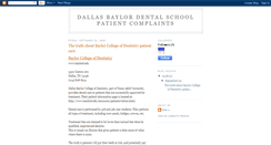 Desktop Screenshot of baylordentalpatients.blogspot.com