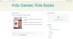 Desktop Screenshot of kidsgameskidsbooks.blogspot.com