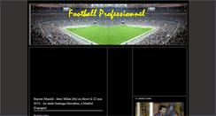 Desktop Screenshot of championnat-foot-streaming.blogspot.com