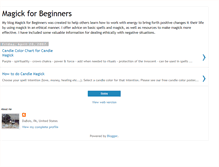Tablet Screenshot of magick-for-beginners.blogspot.com