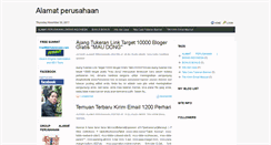 Desktop Screenshot of alamatperusahaanbisnis.blogspot.com