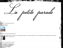 Tablet Screenshot of lapetiteparade.blogspot.com