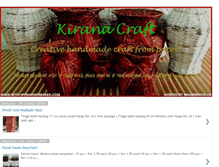 Tablet Screenshot of kiranacraft.blogspot.com