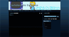 Desktop Screenshot of cartelera-de-estrenos.blogspot.com