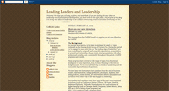 Desktop Screenshot of leadershipcorem.blogspot.com