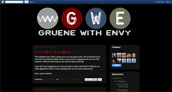 Desktop Screenshot of gruenewithenvy.blogspot.com