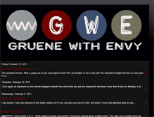 Tablet Screenshot of gruenewithenvy.blogspot.com