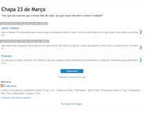 Tablet Screenshot of chapa23demarco.blogspot.com